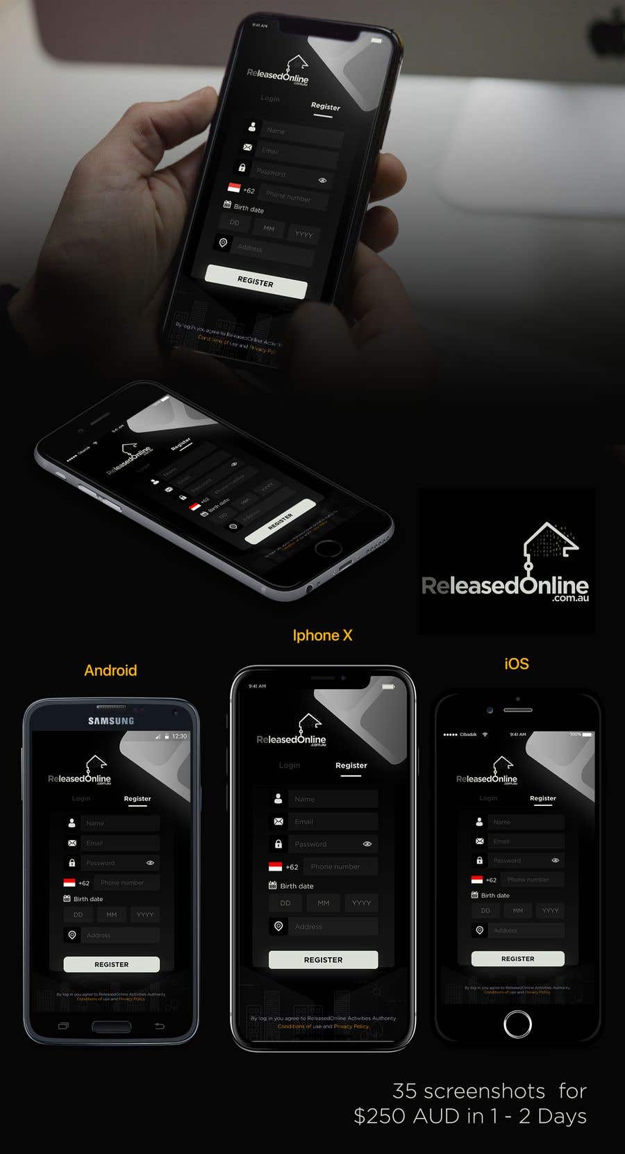Participación en el concurso Nro.15 para                                                 App user experience screen shot design
                                            