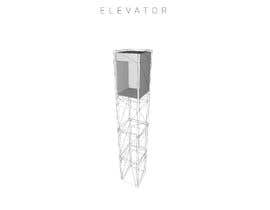 #4 for Simple wireframe elevator mock-up, in three.js, with motion. by kayecandy