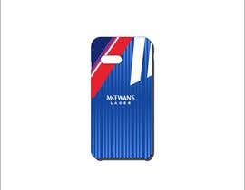 #13 for Retro Football Kit Phone Case Design by hemant13joshi