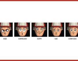 Nro 20 kilpailuun Facial expressions for a cute character käyttäjältä vidadesign