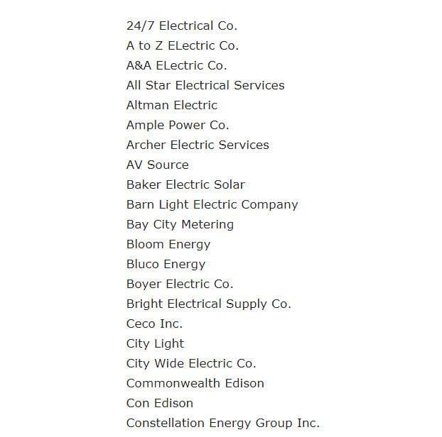 Contest Entry #20 for                                                 New Name for my Electrical Company
                                            