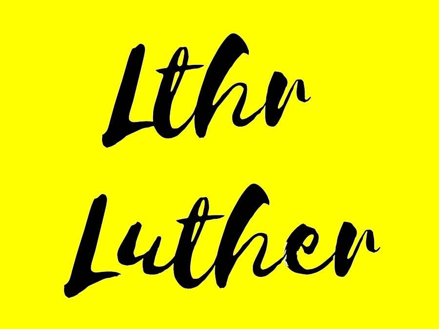 Proposition n°159 du concours                                                 I want a logo that says ‘Luther’ in a handwritten/signature style text. Maybe try and see what just ‘LTHR’ looks like as well. Thank you!
                                            