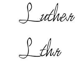 #164 I want a logo that says ‘Luther’ in a handwritten/signature style text. Maybe try and see what just ‘LTHR’ looks like as well. Thank you! részére StoimenT által