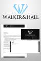 Kandidatura #246 miniaturë për                                                     Logo Design for Walker and Hall
                                                