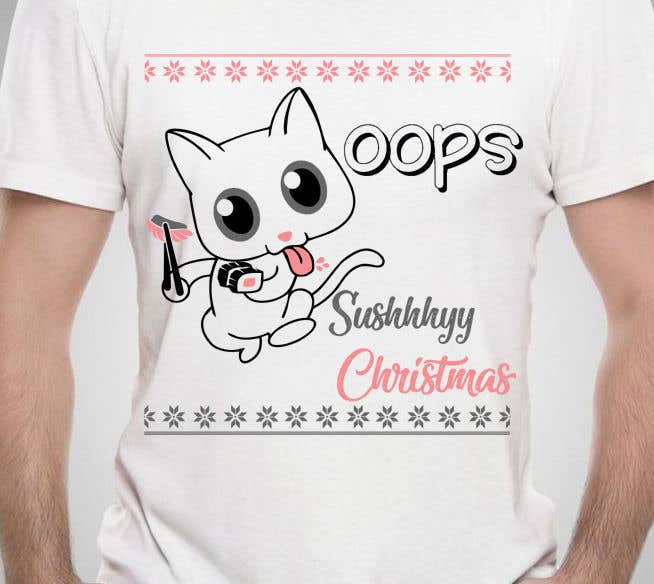 Contest Entry #17 for                                                 Foodie Themed Ugly Christmas Sweater Design
                                            