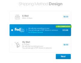 #77 for Re-Design Shipping Method Selection by cbastian19