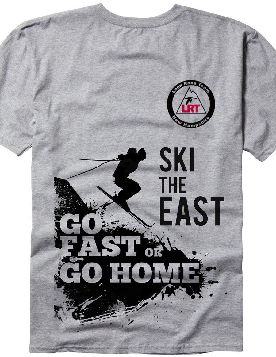 Penyertaan Peraduan #19 untuk                                                 Design a T-Shirt for a ski race team
                                            