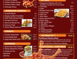 #39 for Create one sided A5 menu for a gym.
Attached is a rough menu i have done for content 
Also attched is logo and some pictures 
Please only use 1 or max 2 pictures
Also add social media symbols facebook and instagram
Also add halal sign by mdmominulhaque