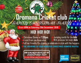 Číslo 45 pro uživatele A4 Flyer &amp; Facebook event banner - Cricket Club Christmas Party od uživatele mahedi321