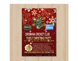 Nambari 30 ya A4 Flyer &amp; Facebook event banner - Cricket Club Christmas Party na Newgraphicangel