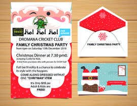 #34 za A4 Flyer &amp; Facebook event banner - Cricket Club Christmas Party od Newgraphicangel