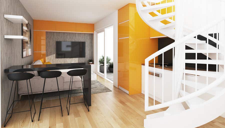 Contest Entry #18 for                                                 Elegant Interior design for small apartment - 19 m2
                                            