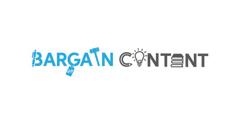 Natečajni vnos #18 za                                                 Logo design for BargainContent.com
                                            