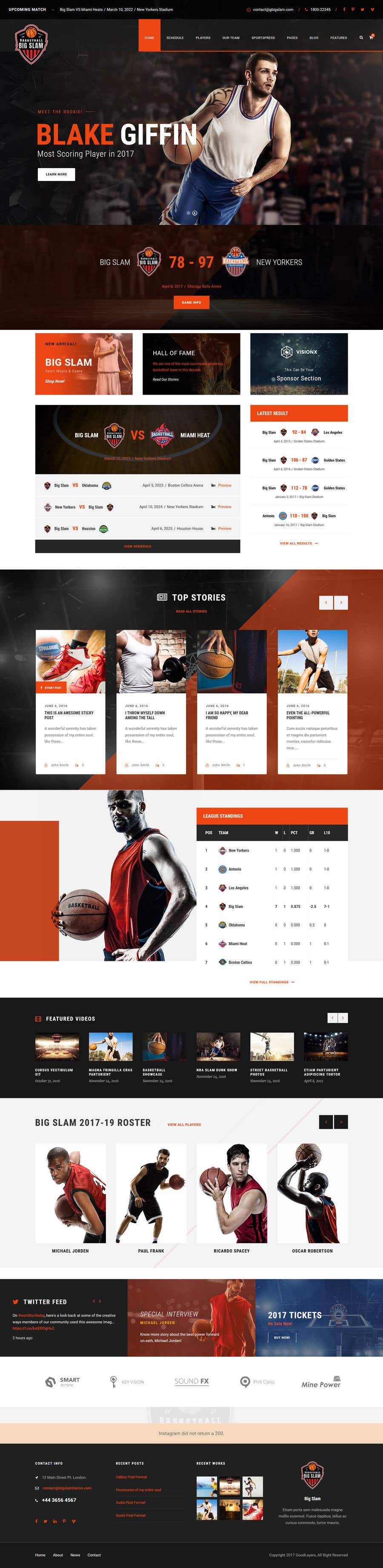Contest Entry #15 for                                                 Build me a WordPress Website For Basketball team
                                            