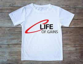 #7 สำหรับ Life of Gains is the brand name and I want this wording on the T-shirt “If I only had a dime I’d still bet on myself” be creative I don’t want just plain text! โดย nagimuddin01981