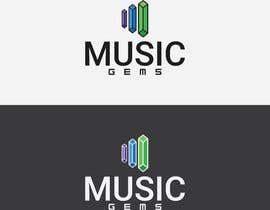 #4 para Erstellen Sie ein Logo für mein Startup-Unternehmen &quot;Music-Gems&quot; por RomanZab