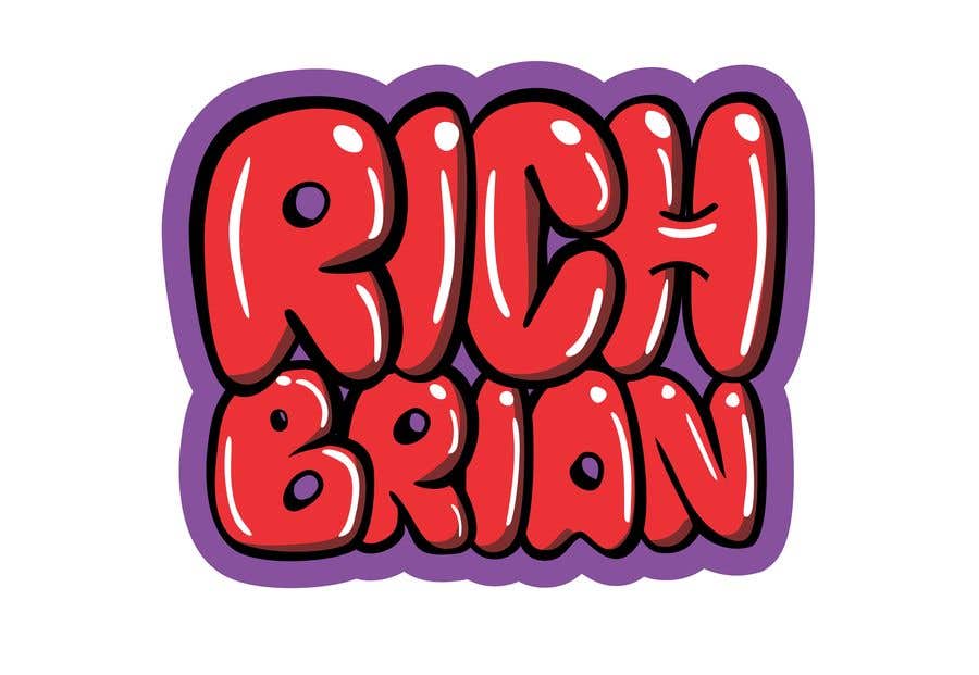 Kandidatura #190për                                                 "RICH BRIAN" custom style logo
                                            