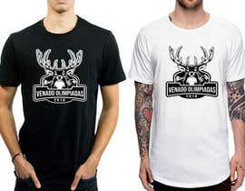 #18 pёr A logo for a t-shirt with the outline of a deer face and that says “Venado Olimpiadas 2018” nga feramahateasril