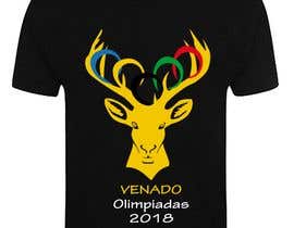 #24 for A logo for a t-shirt with the outline of a deer face and that says “Venado Olimpiadas 2018” by letindorko2
