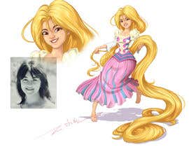 #65 para Princess Rapunzel Cartoon por zuart