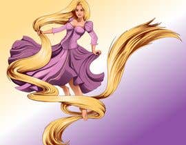 #54 para Princess Rapunzel Cartoon por Rotzilla