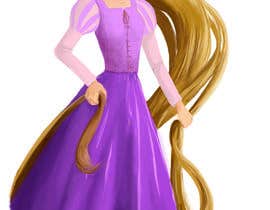 Číslo 44 pro uživatele Princess Rapunzel Cartoon od uživatele rebecasc94