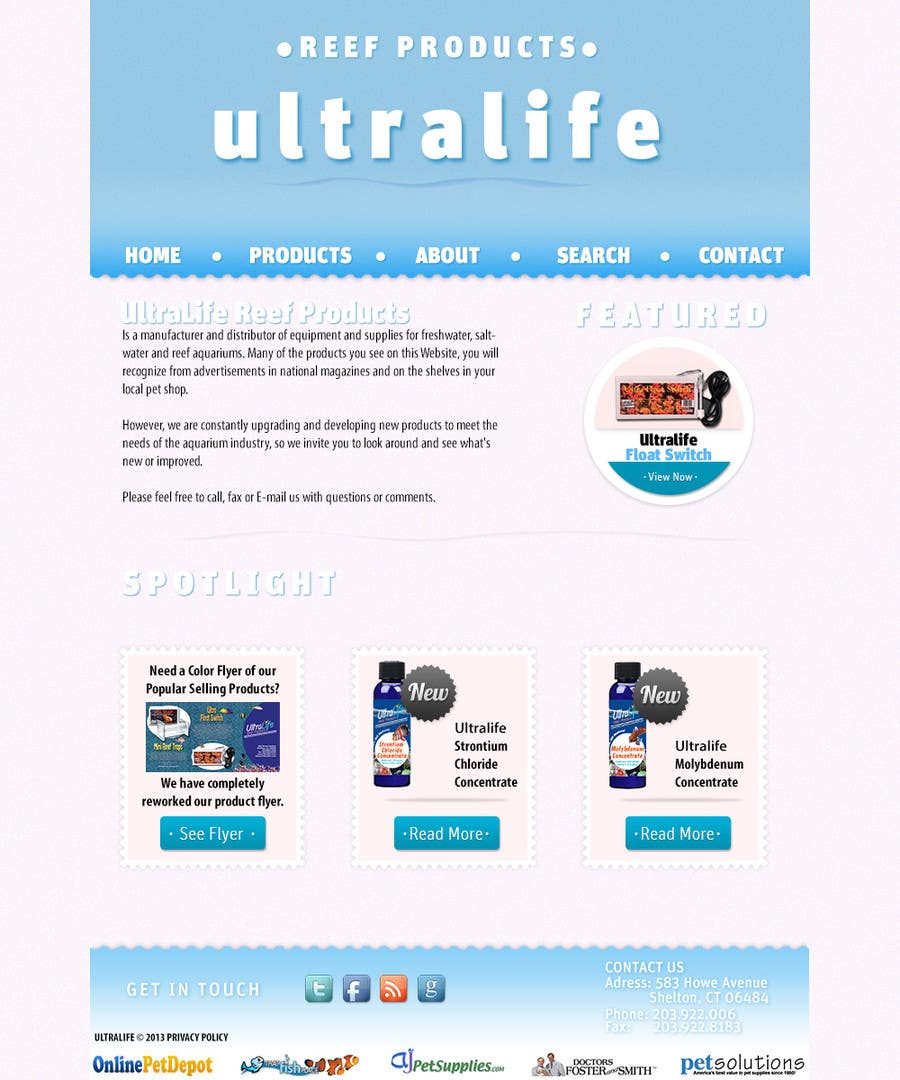 Proposition n°7 du concours                                                 Website Design for www.ultralife.com
                                            