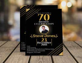 #46 for 70th Birthday Invite by choncholalamin