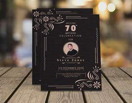 #51 para 70th Birthday Invite de choncholalamin
