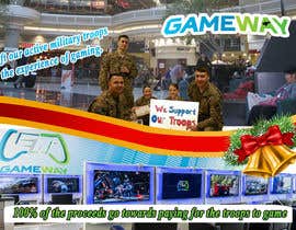 #26 for Poster - Give a gaming experience to our active military this Christmas by designersumitra