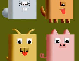 #7 untuk Create 4 adorable cartoon characters oleh jasongcorre