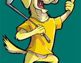 #80 para Cartoon Dog Mascot for Lawn Care Business de ecomoglio