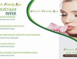 nº 59 pour Design a Christmas seasonal promotional banner ad for a spa par nayemmia0929 