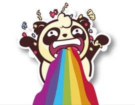 #25 for Need a gif of a panda vomiting a rainbow av Kemetism