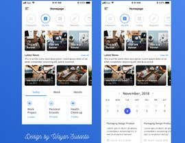 #18 for Mobile Home page Design for HR App by wayannst