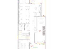 #20 para To design interior interior furniture and equipments layout for a restaurant por arqdavidsalomon