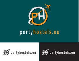 #61 para Design a logo for partyhostels.eu de abadoutayeb1983