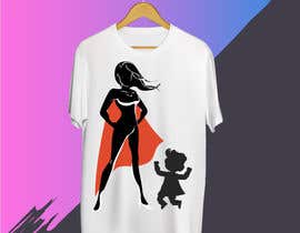 #13 för Super Hero T-Shirt of Mom and 5 Kids Around Her av Tamim08