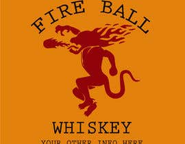 #3 for Need a great Vector of Fireball Whisky Label by Saykatdesign