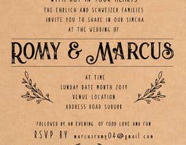 #38 for Design a rustic wedding invite template by adesign060208