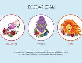 #21 Graphic Design Zodiac Signs Symbols részére sunilsaleem993 által