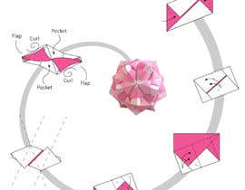#26 za Illustrate origami instruction diagram size A4 od amittoppo1998