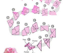 #8 para Illustrate origami instruction diagram size A4 por MstA7
