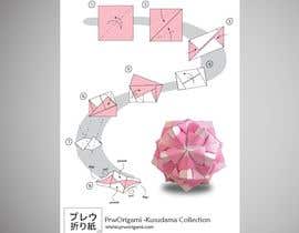 #23 for Illustrate origami instruction diagram size A4 by NiloyyMahmudd