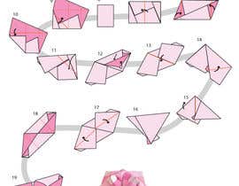 #10 pёr Illustrate origami instruction diagram size A4 nga RyanMjee