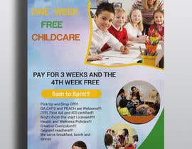 #25 สำหรับ Design a Creative/Attractive Flyer for a Childcare Learning Center โดย rakib2375