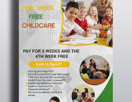 #27 สำหรับ Design a Creative/Attractive Flyer for a Childcare Learning Center โดย rakib2375