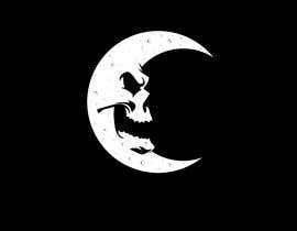 #56 para Crescent Moon/Skull Shirt Design por shuvokumarsaha