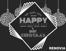 #11 for Design Christmas greeting card. The card should be customized with the company logo. The company name is Renovia, it’s an interior design company. So the theme of the card should match this concept. The logo should be the main element in the card. by khushalichavda