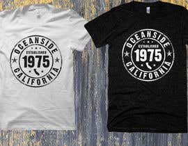 #193 για Oceanside California T-shirt design από GDProfessional
